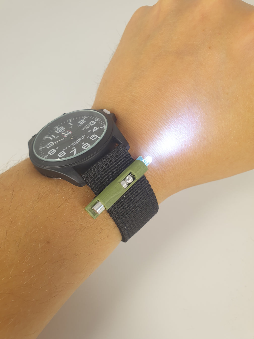 LIXY World Smallest Micro Nano Flashlight for Apple Watch Band and Glasses