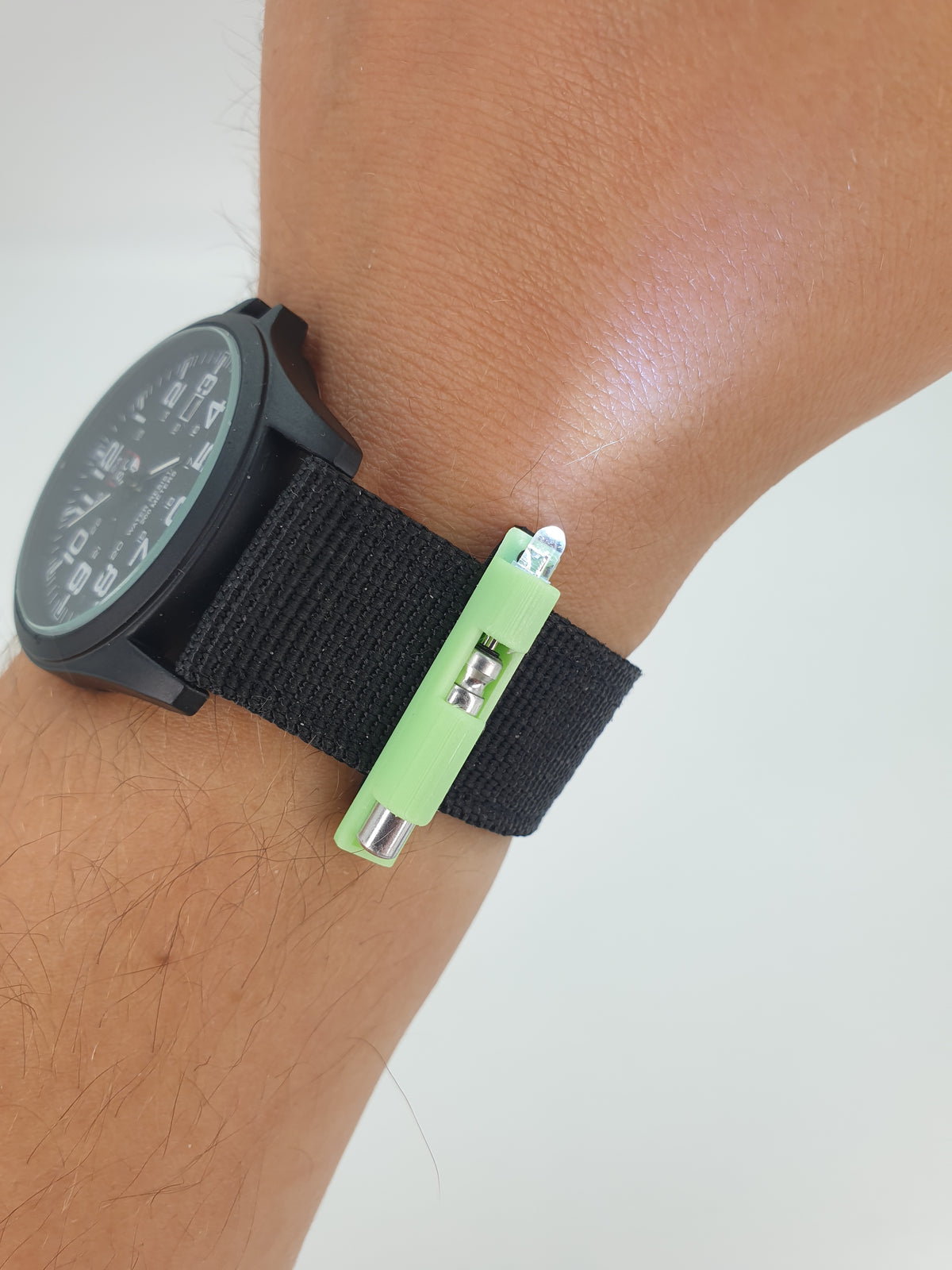 LIXY World Smallest Micro Nano Flashlight for Apple Watch Band and Glasses