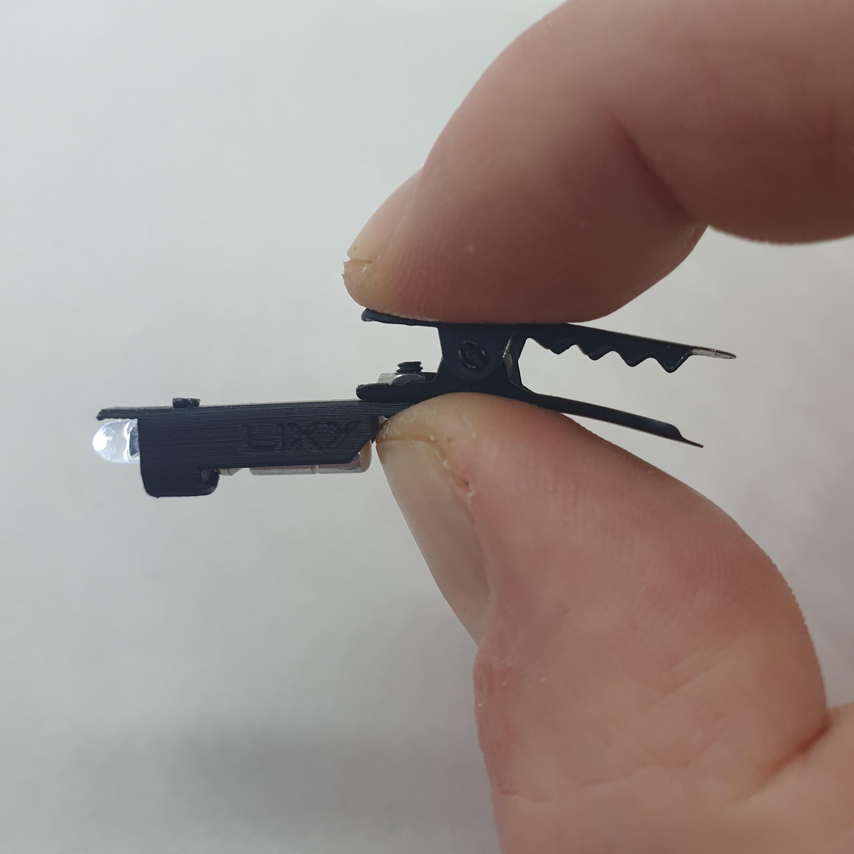 LIXY NANO World Smallest Flashlight Micro Nano with clip for cap