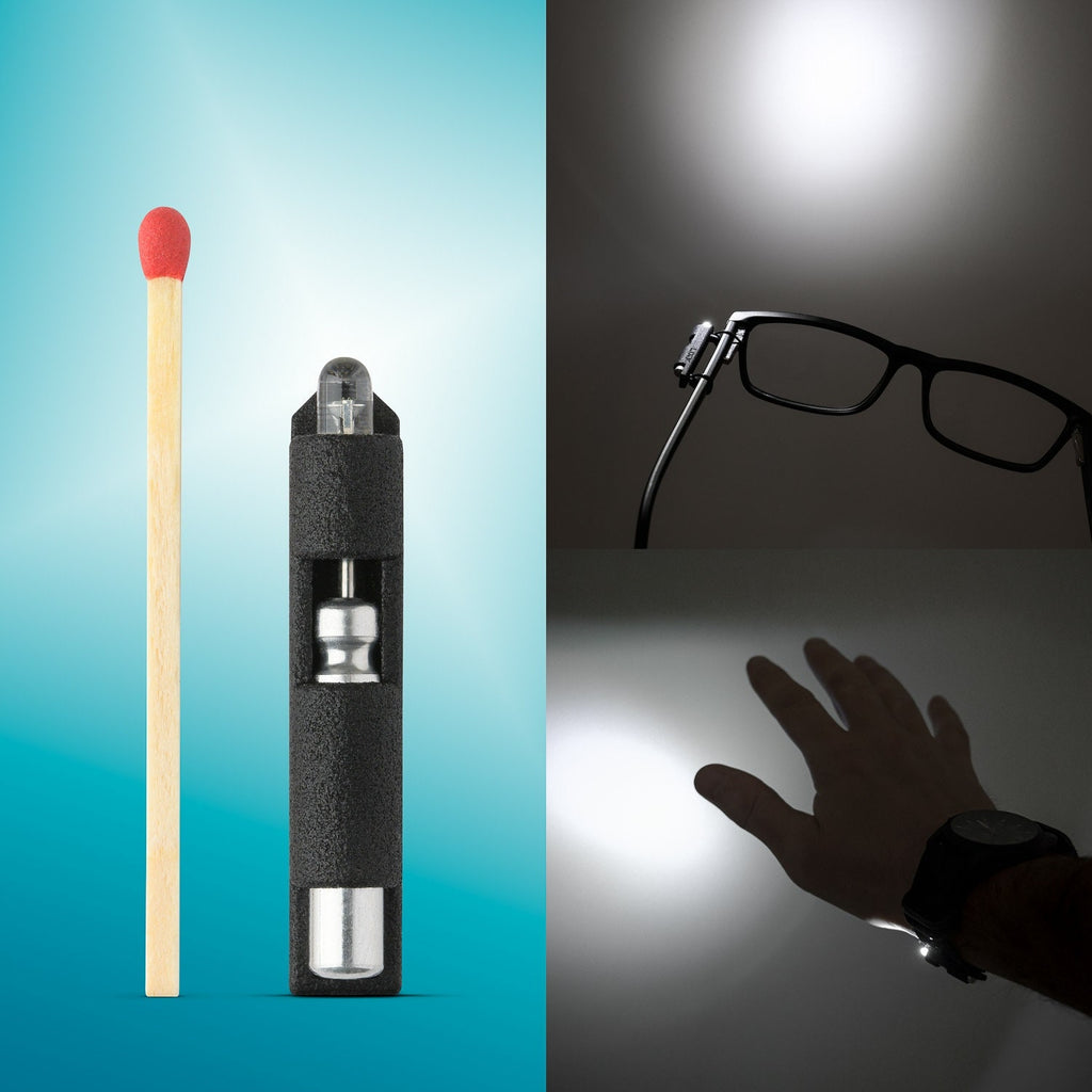 LIXY World Smallest Micro Nano Flashlight for Apple Watch Band and Glasses