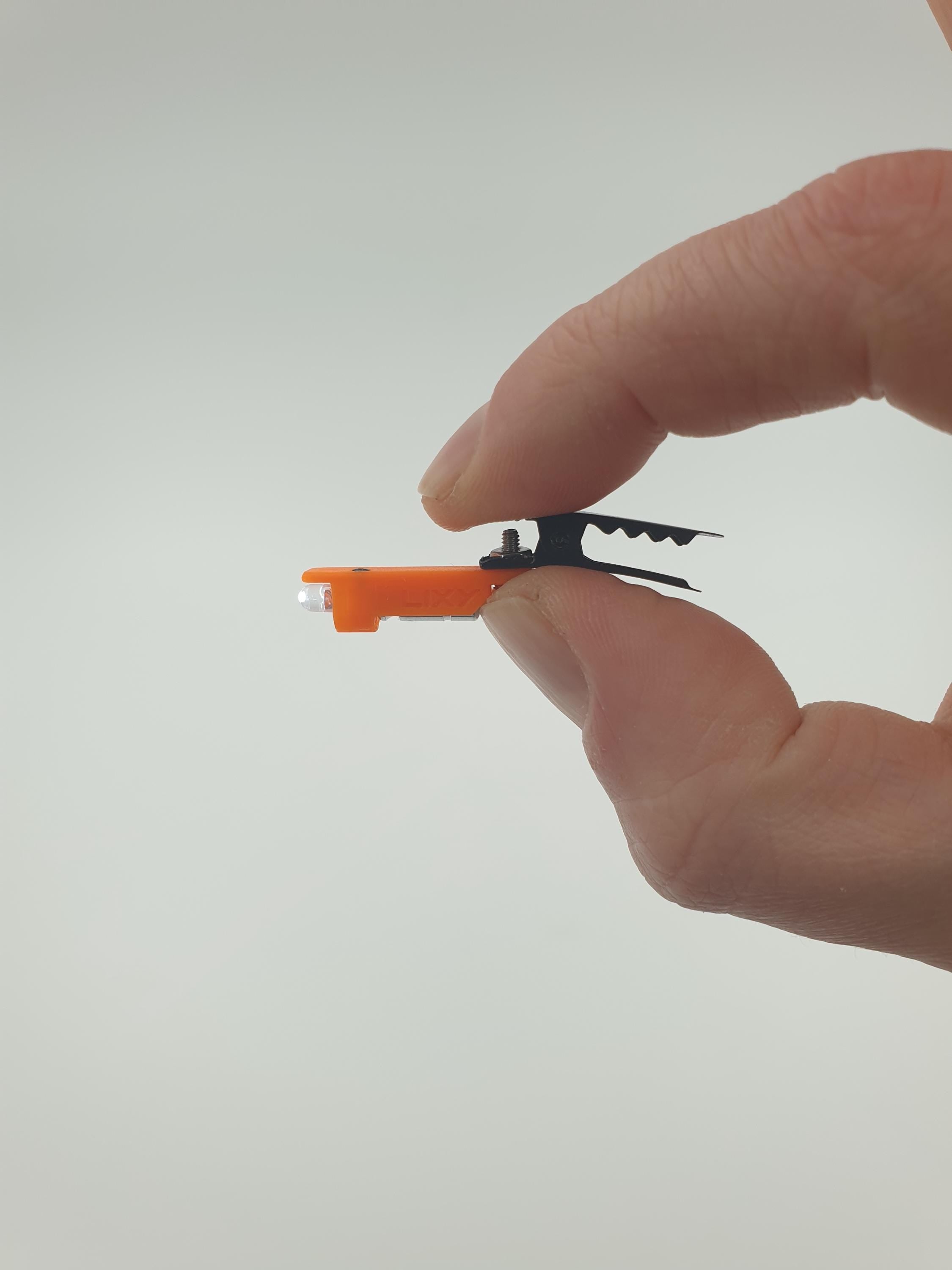 LIXY NANO World Smallest Flashlight Micro Nano with clip for cap