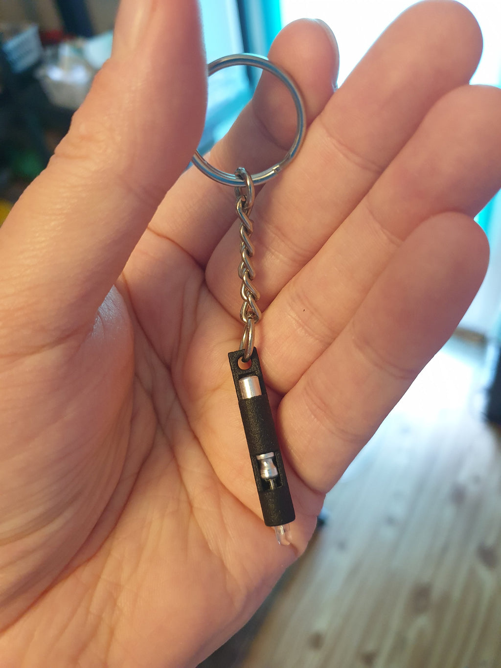 LIXY World Smallest Micro Nano Flashlight for keychain